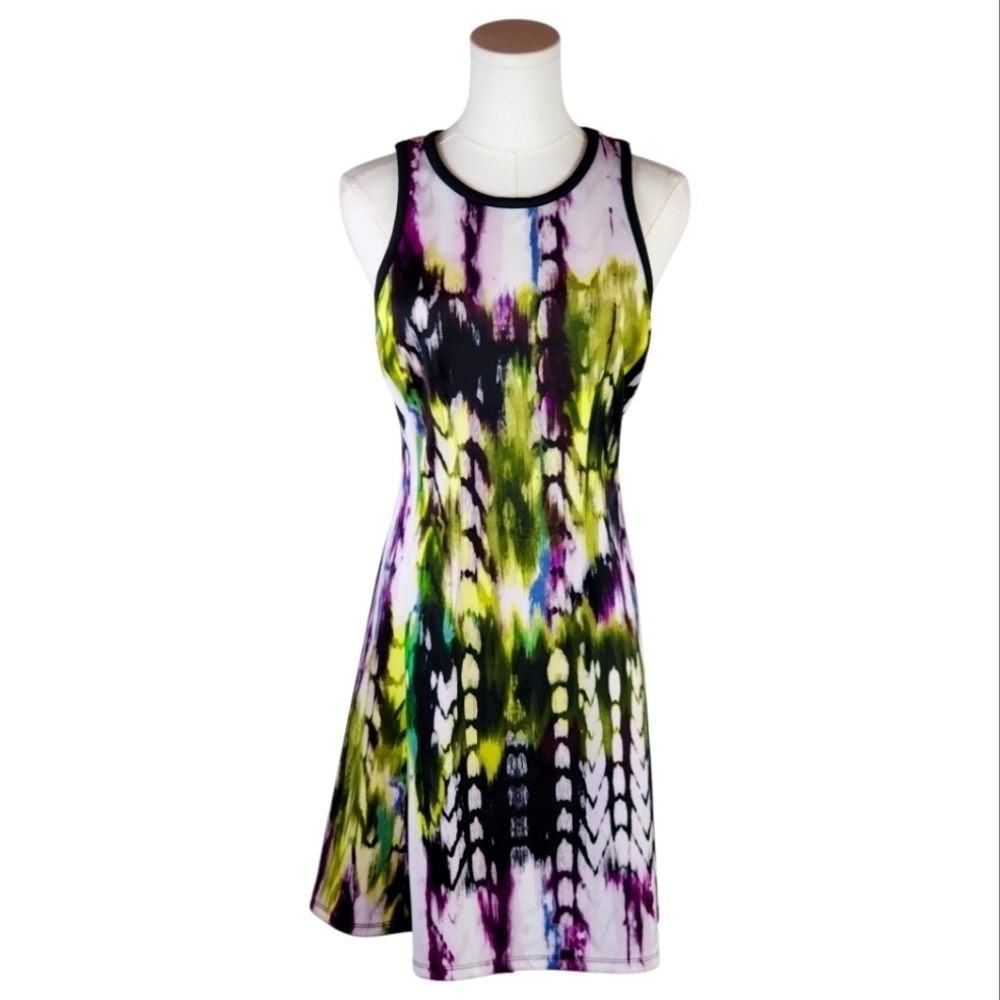 Mossimo Abstract Tie Dye Sleeveless Racerback Dress Size Small S/P